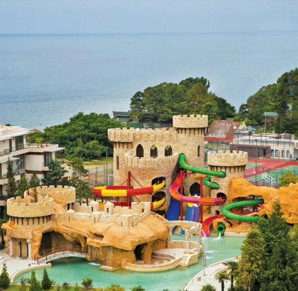 Cемейный Номер С Балконом На 4 Чел Dreamland Oasis Chakvi Bagian luar foto