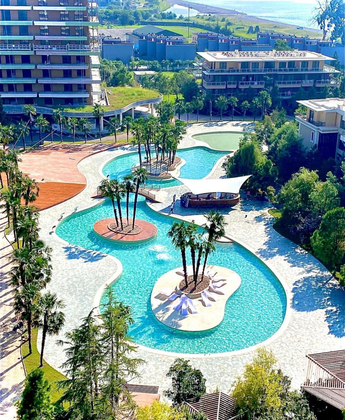 Cемейный Номер С Балконом На 4 Чел Dreamland Oasis Chakvi Bagian luar foto